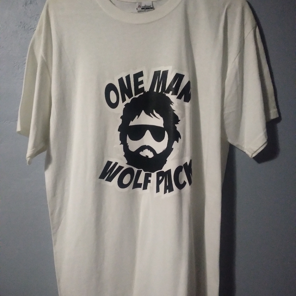 One man wolf pack t shirt